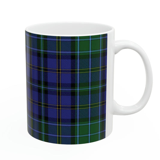 Weir clan. The elegant and colourful tartan on this mug is taken from the Scottish Register of Tartans based in Scotland.