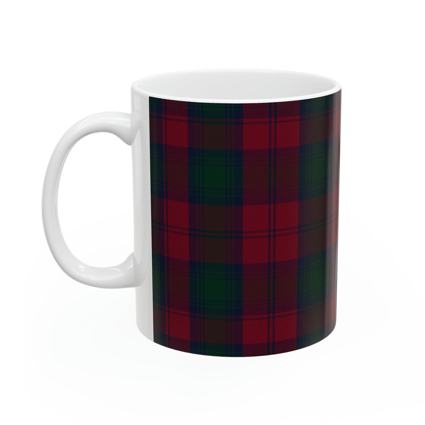 Lindsay clan tartan 2 . The elegant and colourful tartan on this mug is taken from the Scottish Register of Tartans based in Scotland.