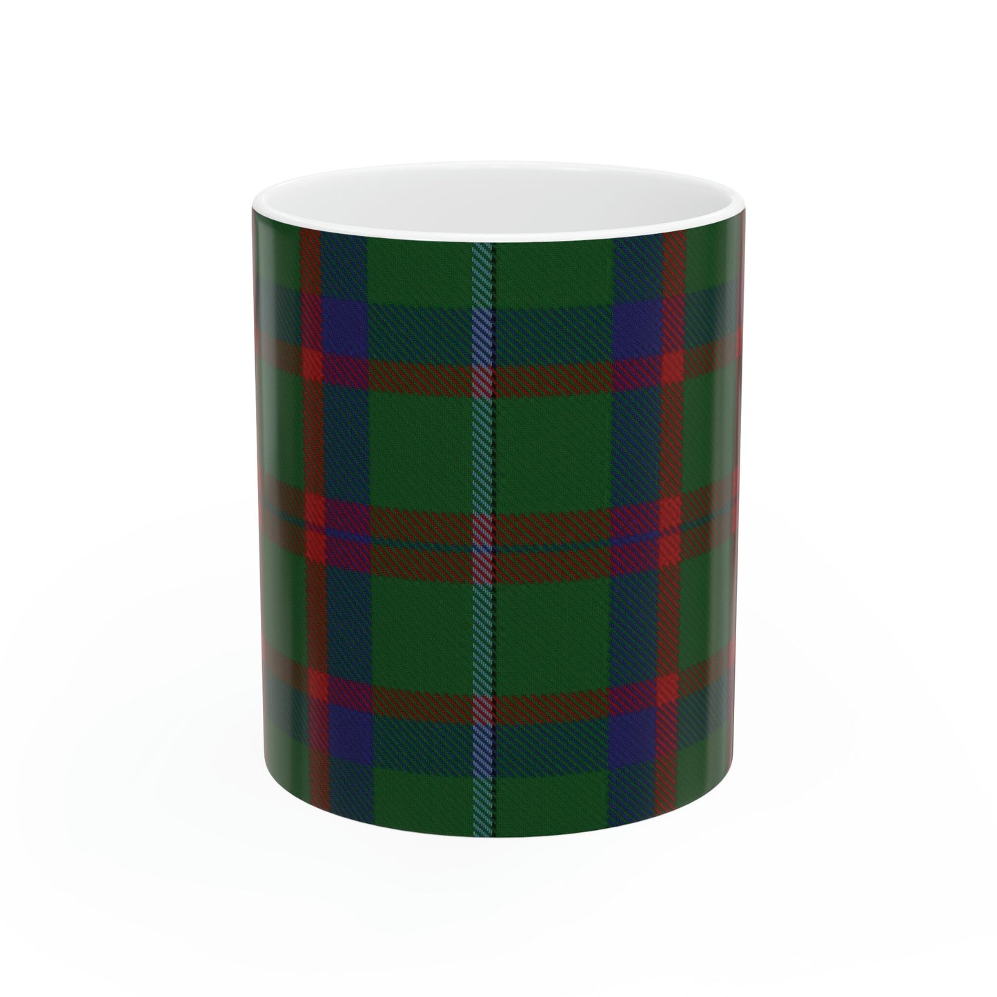 Shaw of Tordarroch clan tartan. The elegant and colourful tartan on this mug is taken from the Scottish Register of Tartans in Scotland.