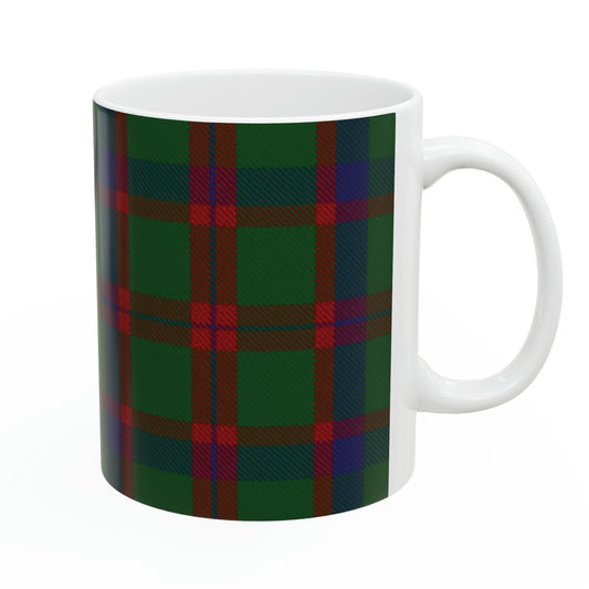 Shaw of Tordarroch clan tartan. The elegant and colourful tartan on this mug is taken from the Scottish Register of Tartans in Scotland.