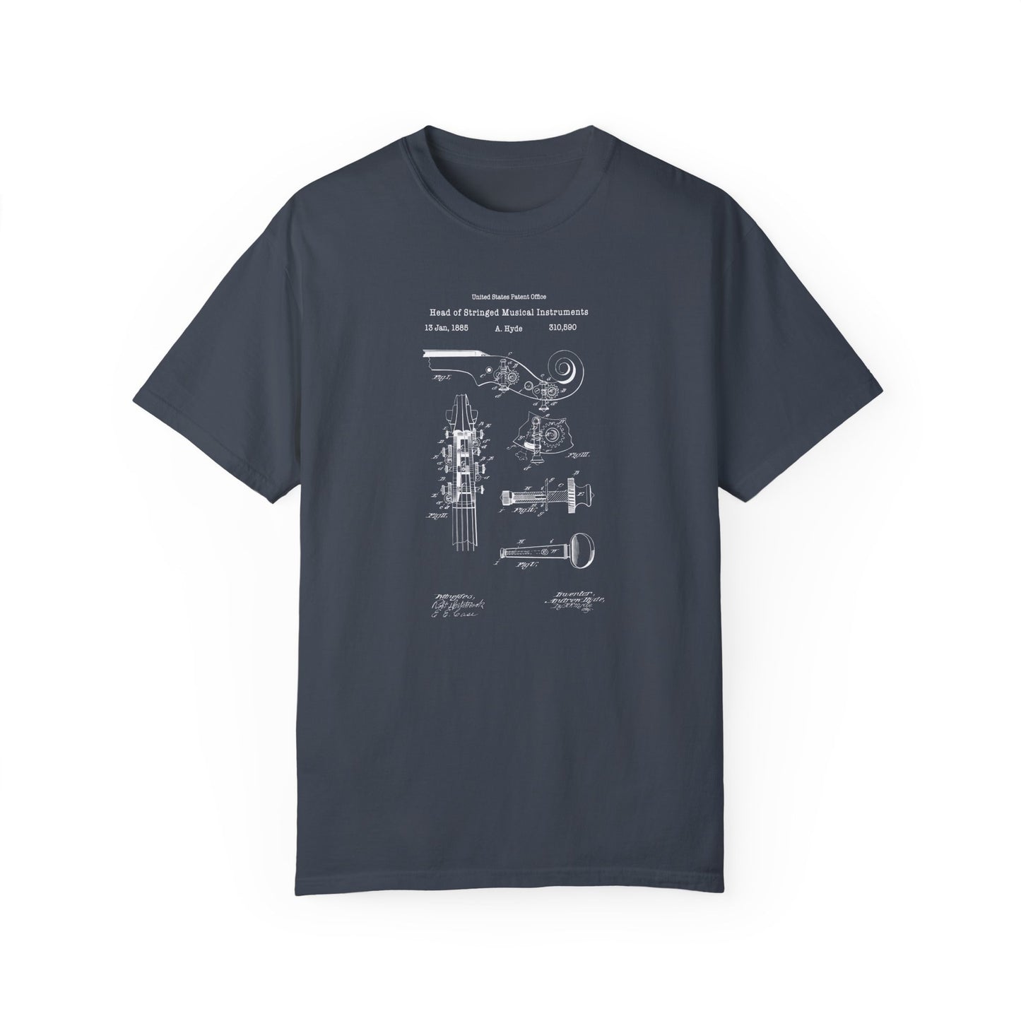 a blueprinted t - shirt with a drawing of a motorcycle