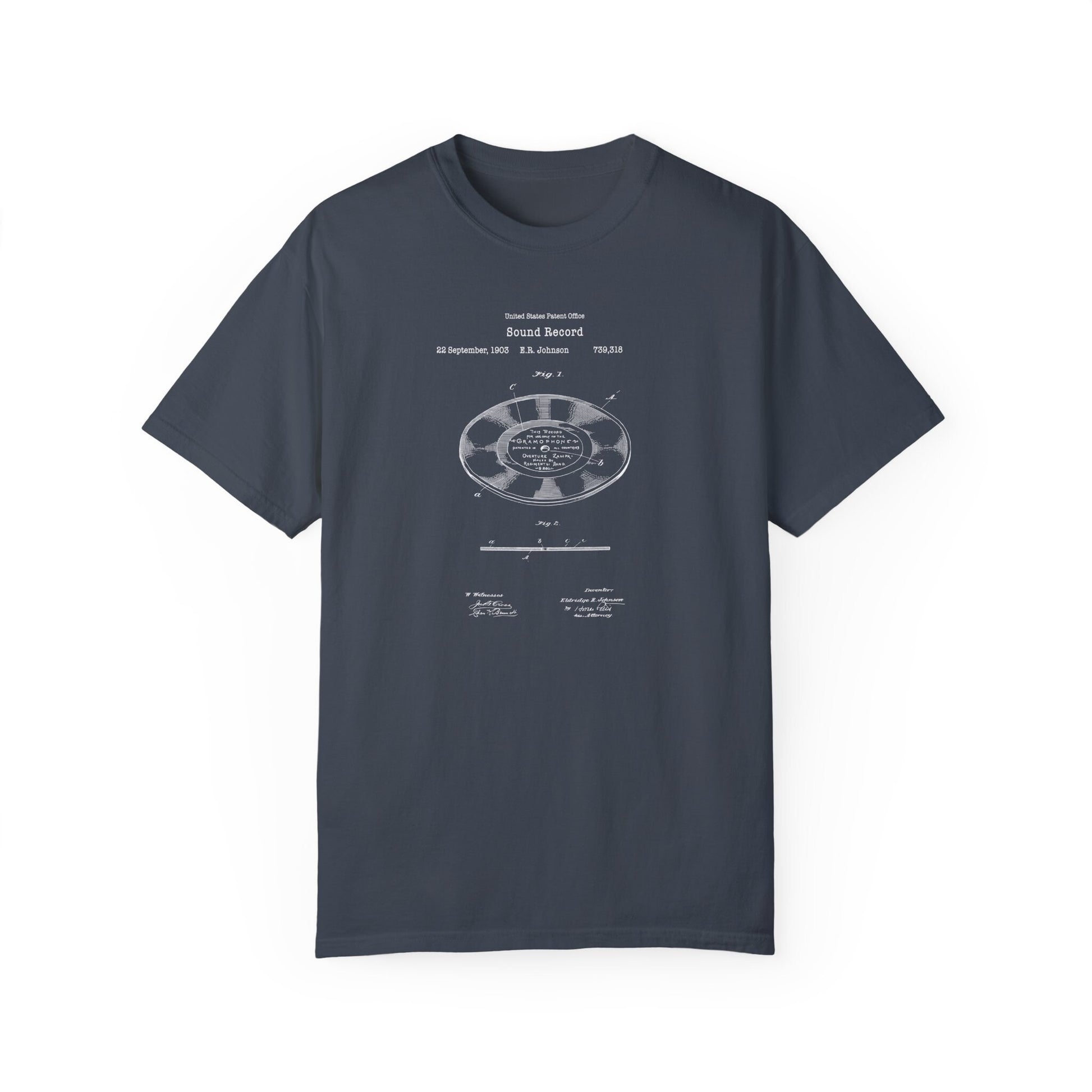 a gray t - shirt with a diagram of the planets