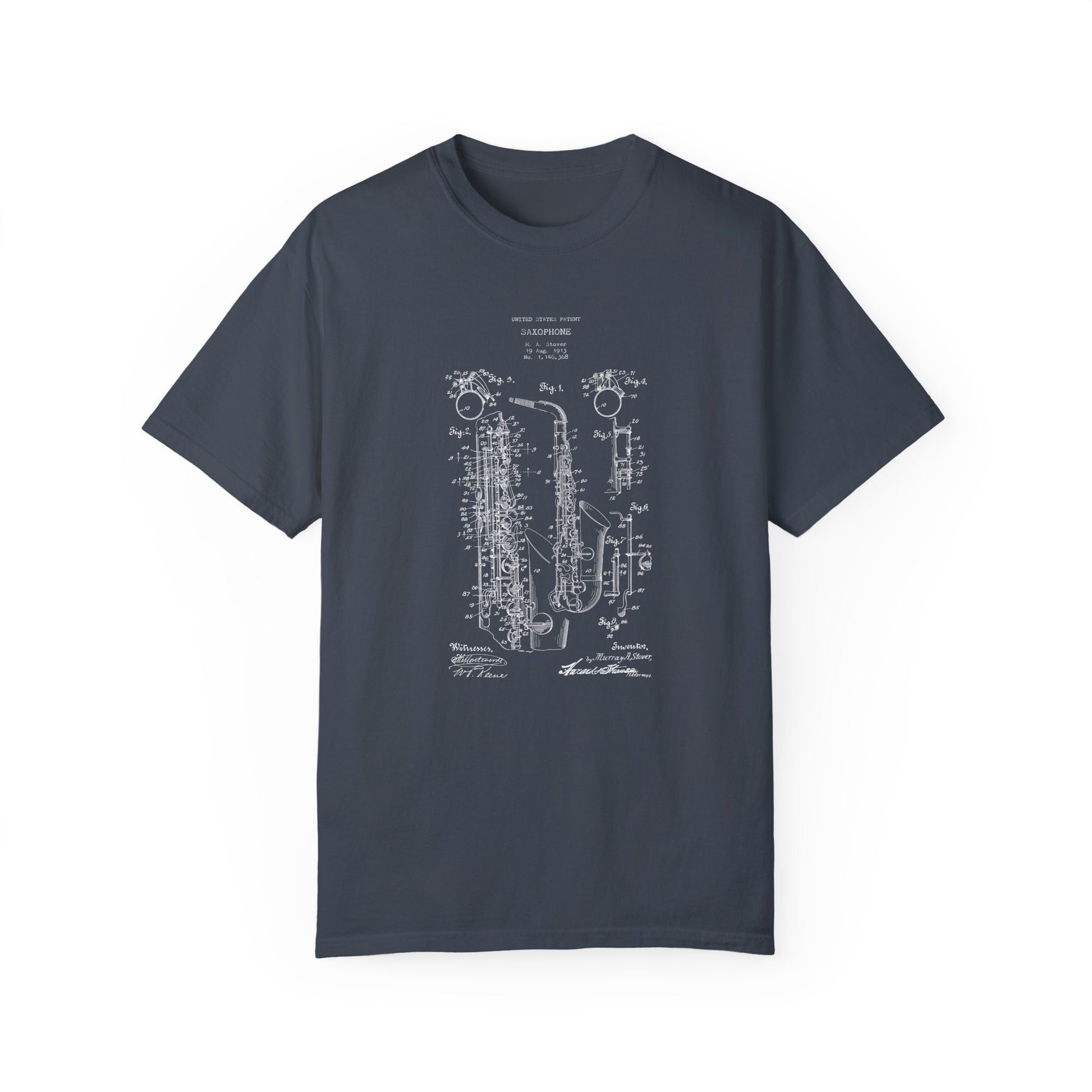 a blueprinted t - shirt with an image of a pipe