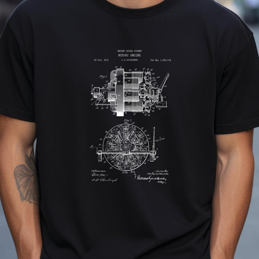 Rotary engine design patent from the US Patent Office. perfect gift for mechanic, motorist, petrol head, car driver